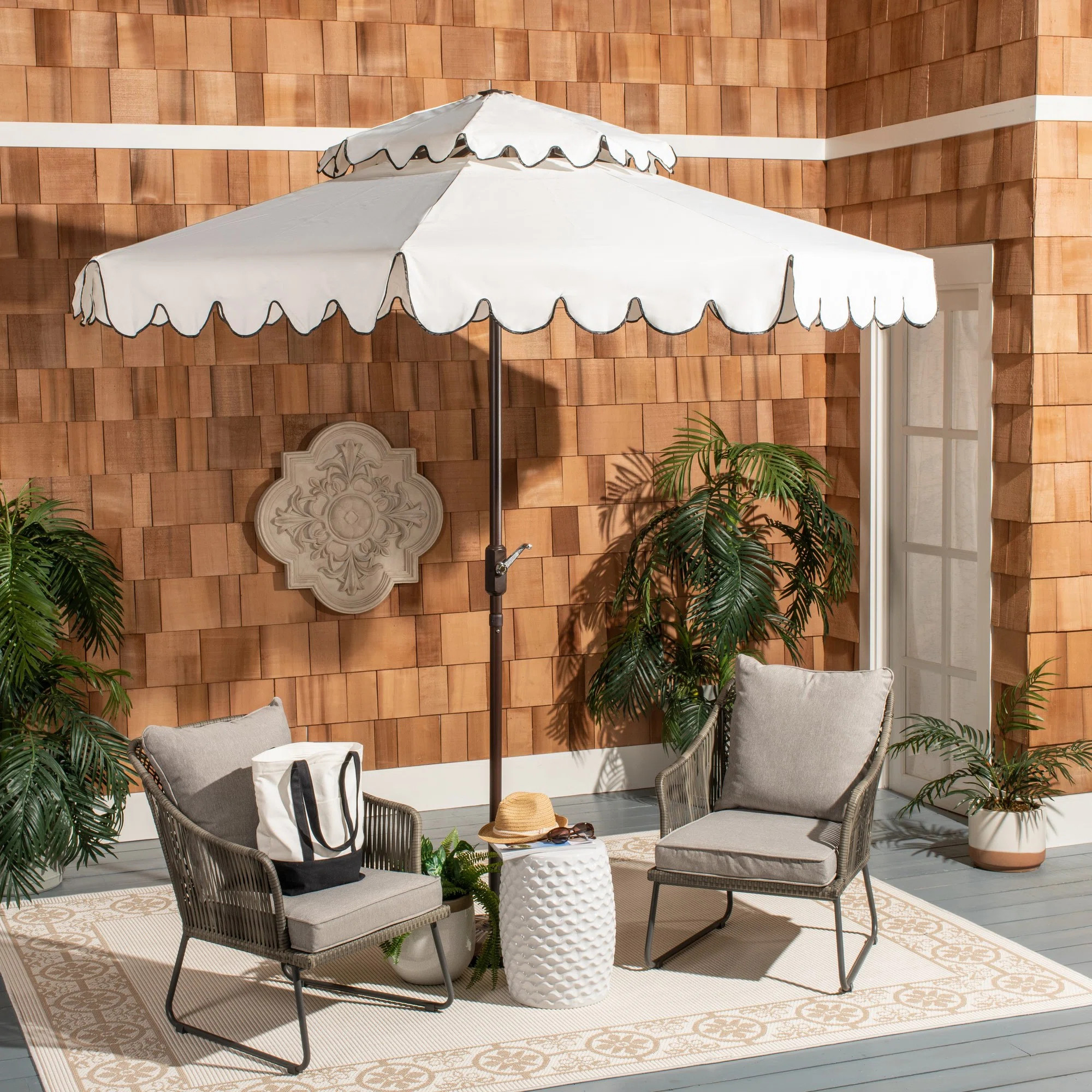 Bourbana 108'' Market Umbrella | Wayfair North America