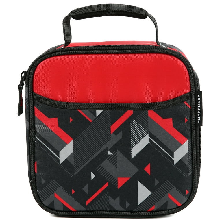 Arctic Zone Lunch Box Combo with Ice Pack, Water Bottle, and Sandwich Container, Tesseract Gray/R... | Walmart (US)