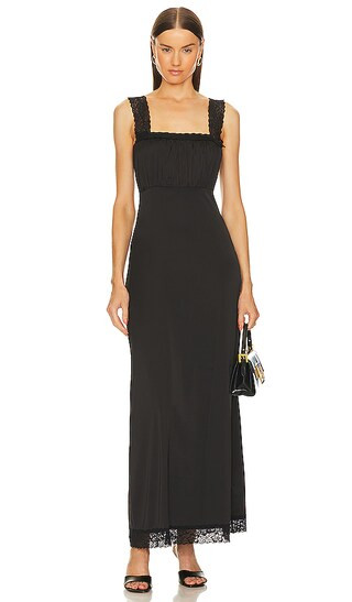 Ballerina Vintage Maxi Dress in Onyx | Revolve Clothing (Global)