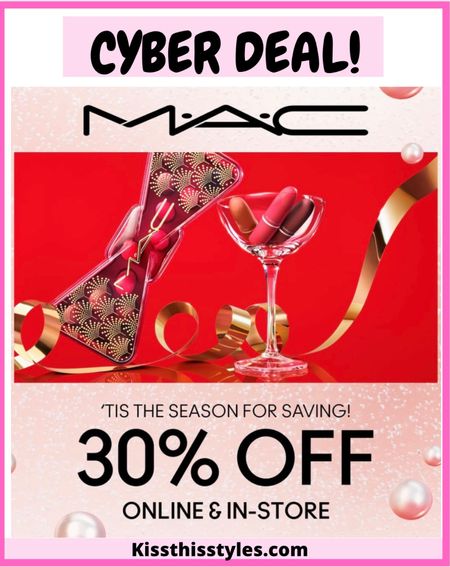 MAC Black Friday Deals & Cyber Deals!

30% off Sitewide!

All foundations are 40% off!

I will be stocking up on my favorites!

*Face powder & lipsticks are my favorite*



Gift guide for the makeup lover
Gift guide for the girly girl
Make up gift guide
Designer makeup dupes
Designer makeup dupe gift guide 

Gift Guide For The Spa Lover
Gift guide for self care lover
Gift guide for self care
Gift Guide for Holiday
Gift guide for Christmas 
Gift guide for mom
Gift guide for the coffee lover
Gift guide for the stay at home working 
mom
Working from home must haves 
Gift guide for her 
Affordable gift guide
Gift guide for him
Gift guide for all
Gift guide for everyone 
Amazon must haves
Amazon gift guide
Must haves for 2022
Coffee lover must have 
Gift guide for sister
Gift guide for brother
Gift guide for tea lover
Gift guide for aunt
Gifts under $25
Gifts under $100
Gifts under $50
Stocking stuffers 
Black Friday deal
Cyber Monday deal
Tarte sale
Makeup sale
Stocking stuffers 
Too faced sale
Makeup sale 
Mac sale
Mac Black Friday sale
Mac cycler sale
Mac makeup 

#LTKbeauty #LTKHoliday #LTKCyberweek