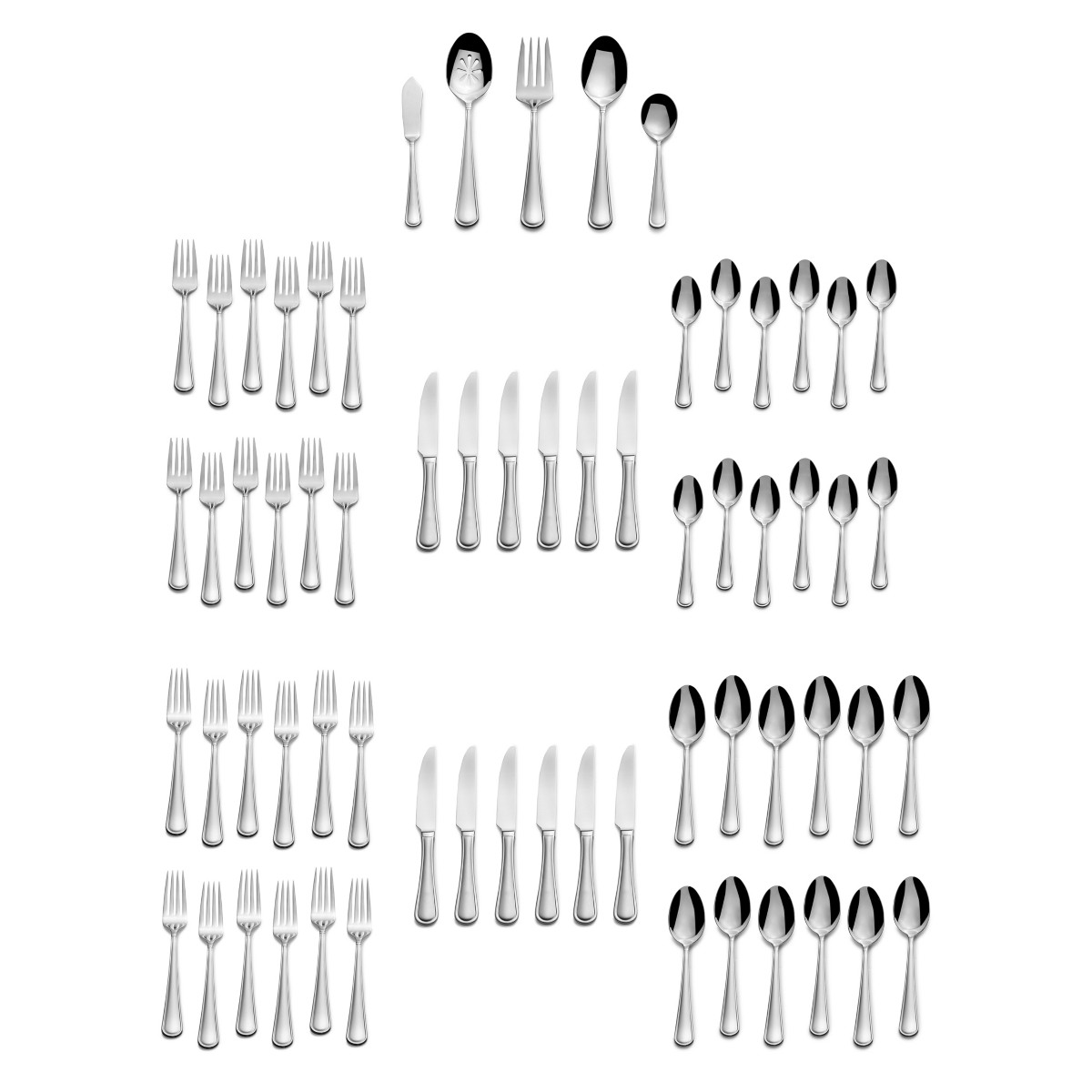 Mikasa Virtuoso Frost 65 Piece Flatware Set, Service for 12 | Macys (US)