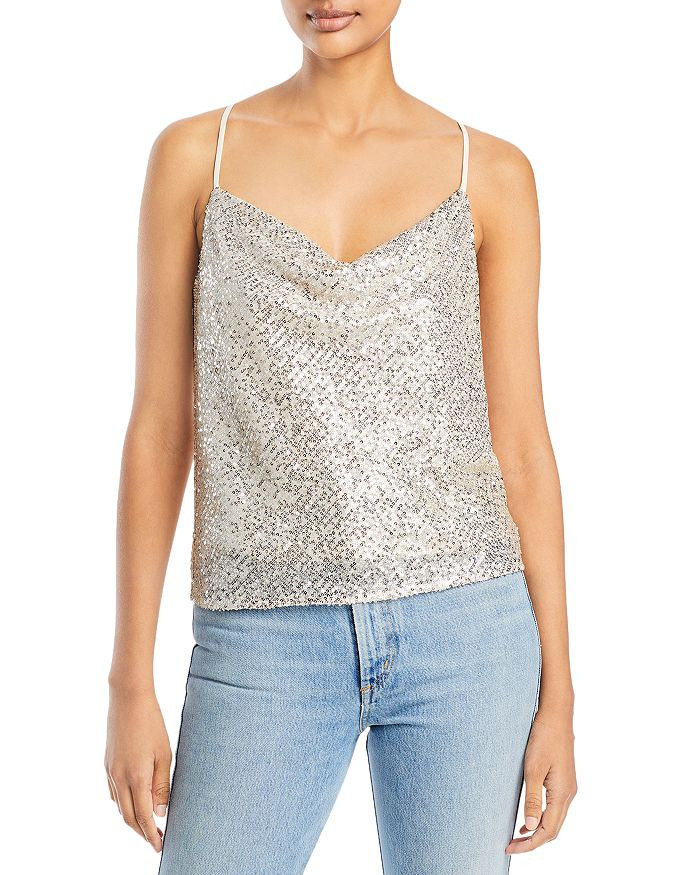 Sequin Draped Camisole - 100% Exclusive | Bloomingdale's (US)