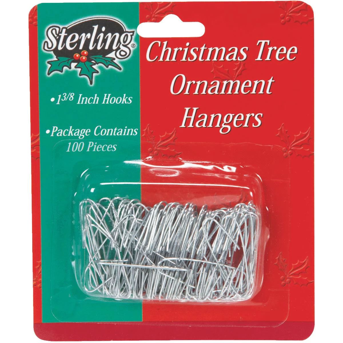 Sterling 1-3/8 In. Silver Christmas Ornament Hooks 1708190 | Walmart (US)