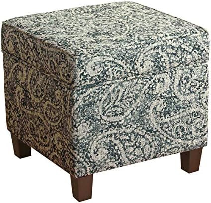 Homepop Home Décor|K7342-F2214|Classic Square Storage Ottoman with Lift Off Lid | Ottoman with S... | Amazon (US)