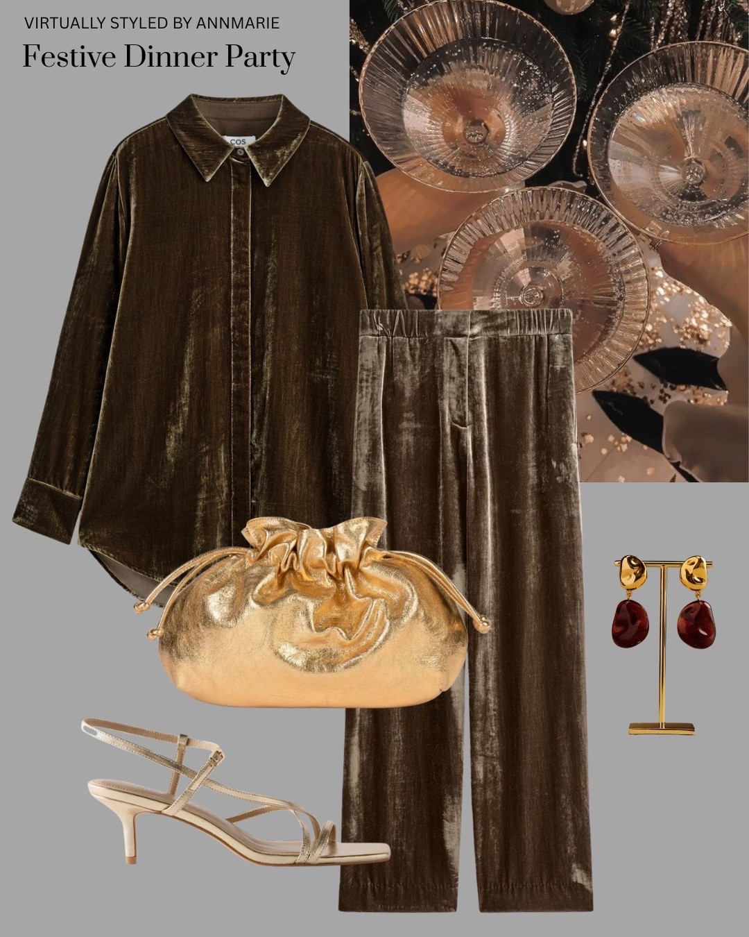 Evening outfit with velvet 

#LTKstyletip #LTKfestive #LTKdatenight