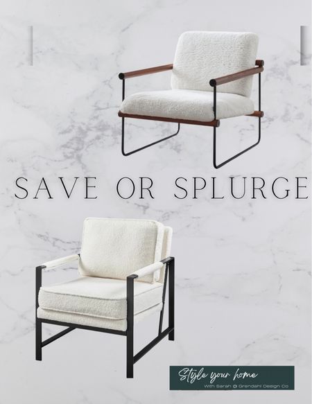 Save or splurge on this perfect side chair! Either way. You can’t go wrong.  West elm
Style. Contemporary design. Bedroom. Living room. Office 

#LTKhome
