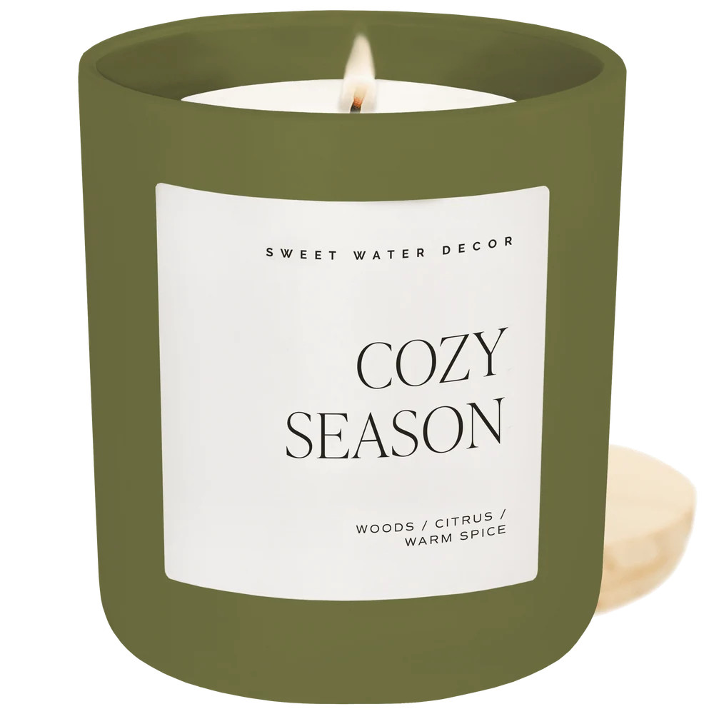 Cozy Season Soy Candle | Earthy Candle for Home | Sweet Water Decor, LLC