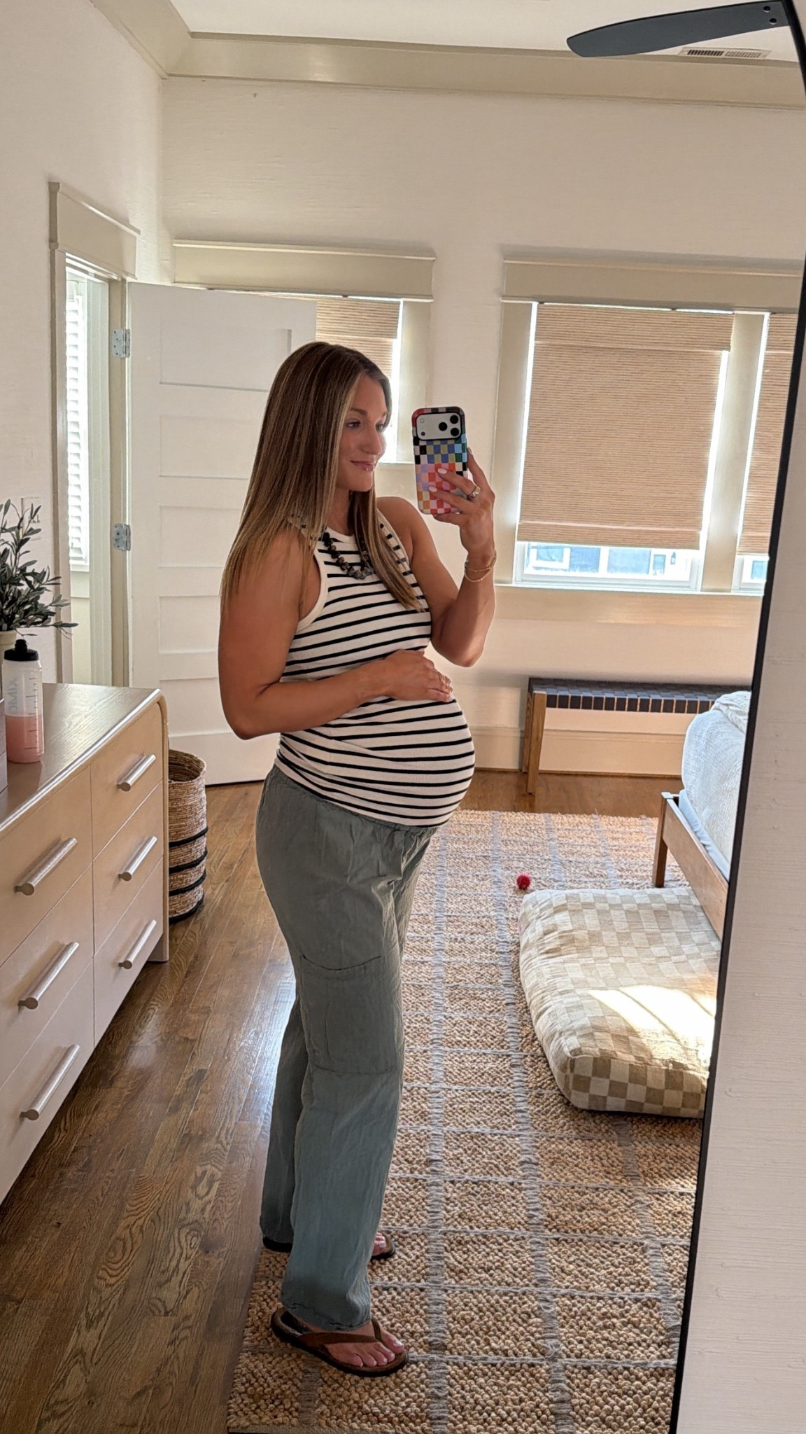 Size small top and bottoms. Both maternity items I’ve loved! 

#LTKSeasonal #LTKBump #LTKTall