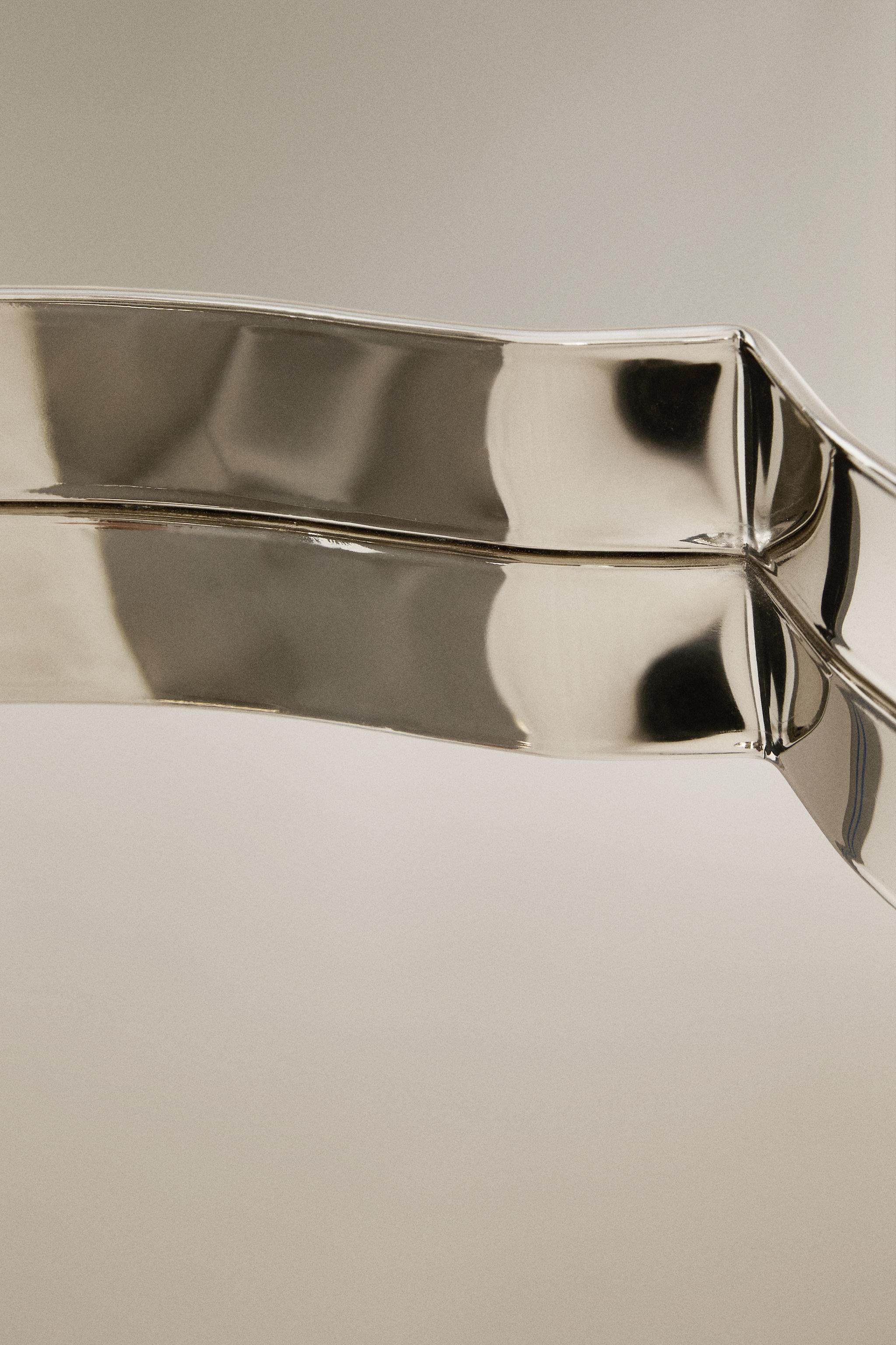 SILVER STEEL TRAY | Zara UK