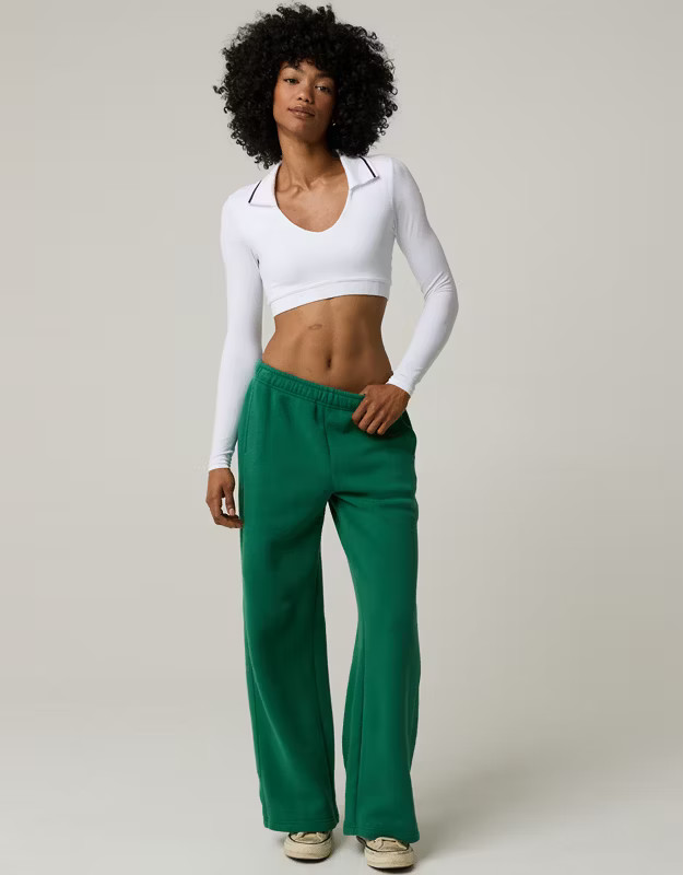 OFFLINE By Aerie Cloud Fleece Trouser | Aerie