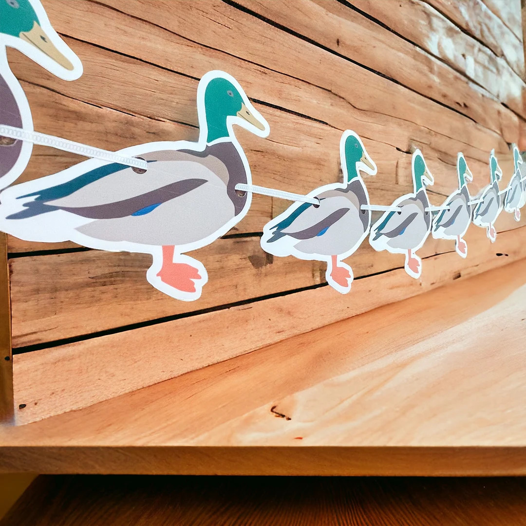 Duck Banner | Mallard Duck | One Lucky Duck Birthday Party | First Birthday Party Theme | One Luc... | Etsy (US)