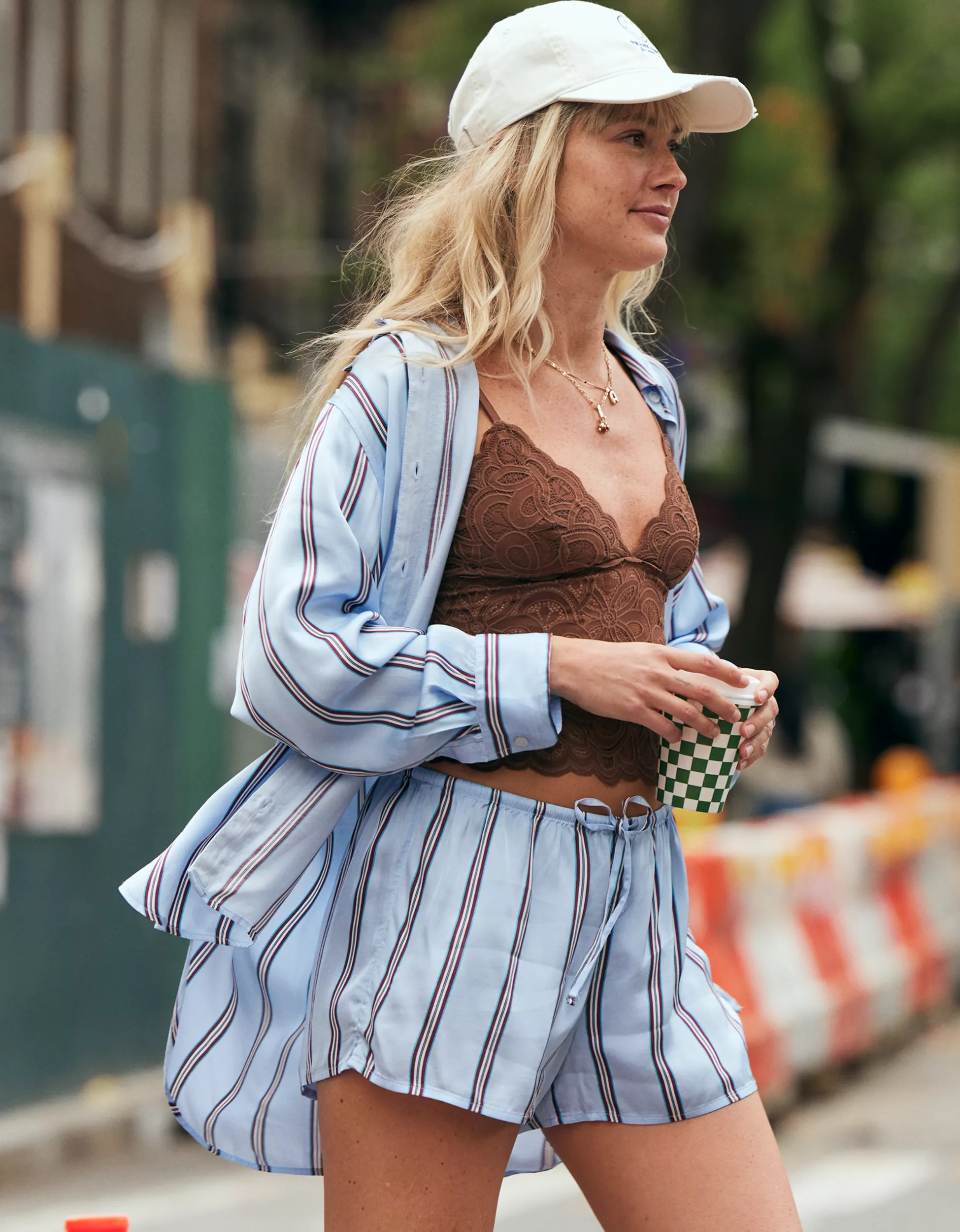 Aerie Satin PJ-To-Party Shirt | Aerie