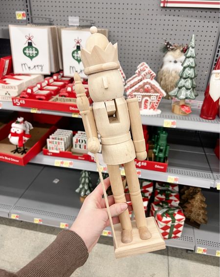 Obsessed with this unfinished wooden nutcracker from Walmart! They have the cutest Christmas decor this year and it’s super affordable as always! 

#LTKSeasonal #LTKhome #LTKHoliday