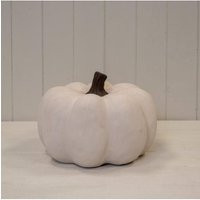 KDMD Cotton White Large Ceramic Pumpkin Ornament | Debenhams UK