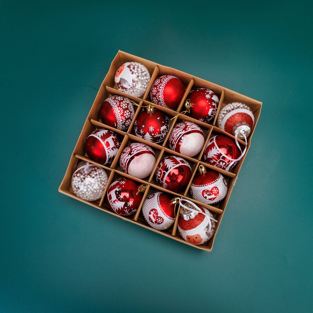 16PCS Vintage Christmas Decorations Christmas Ornament - Etsy | Etsy (US)