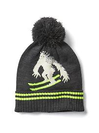 Yeti pom-pom beanie | Gap US