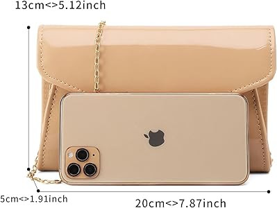 Labair Patent Leather Clutch Evening Bags for Women Wedding Formal Prom Purse Handbag. | Amazon (US)