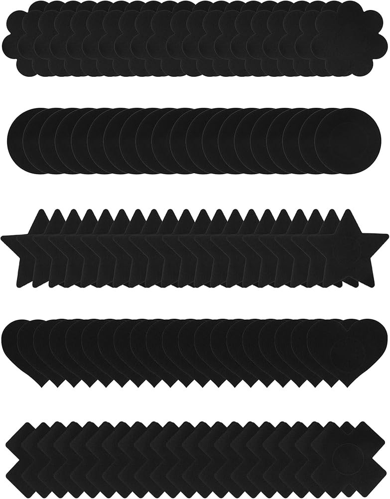 SATINIOR Breast Covers - Disposable, Self-Adhesive, Multi-Shape Bra Pasties | Amazon (US)