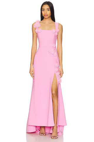 x REVOLVE Evanora Gown in Red | Revolve Clothing (Global)