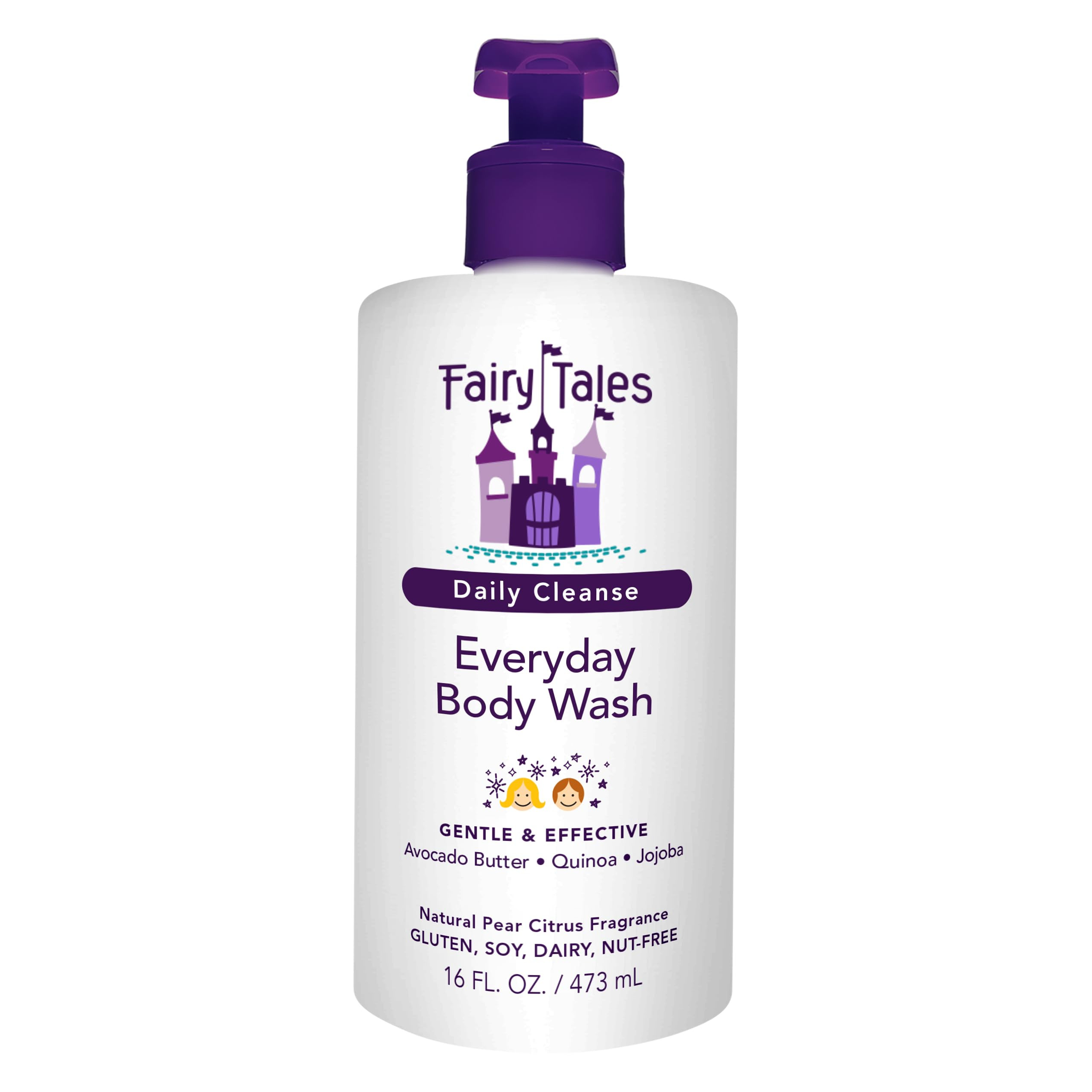 Fairy Tales Daily Cleanse Kids Body Wash | Kids Soap With Gentle, Clean Natural Ingredients | Sul... | Amazon (US)