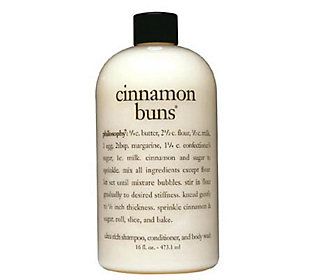 philosophy cinnamon buns 3-in-1 shower gel | QVC