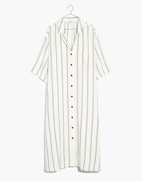 Lightestspun Cover-Up Maxi Shirtdress in Stripe | Madewell