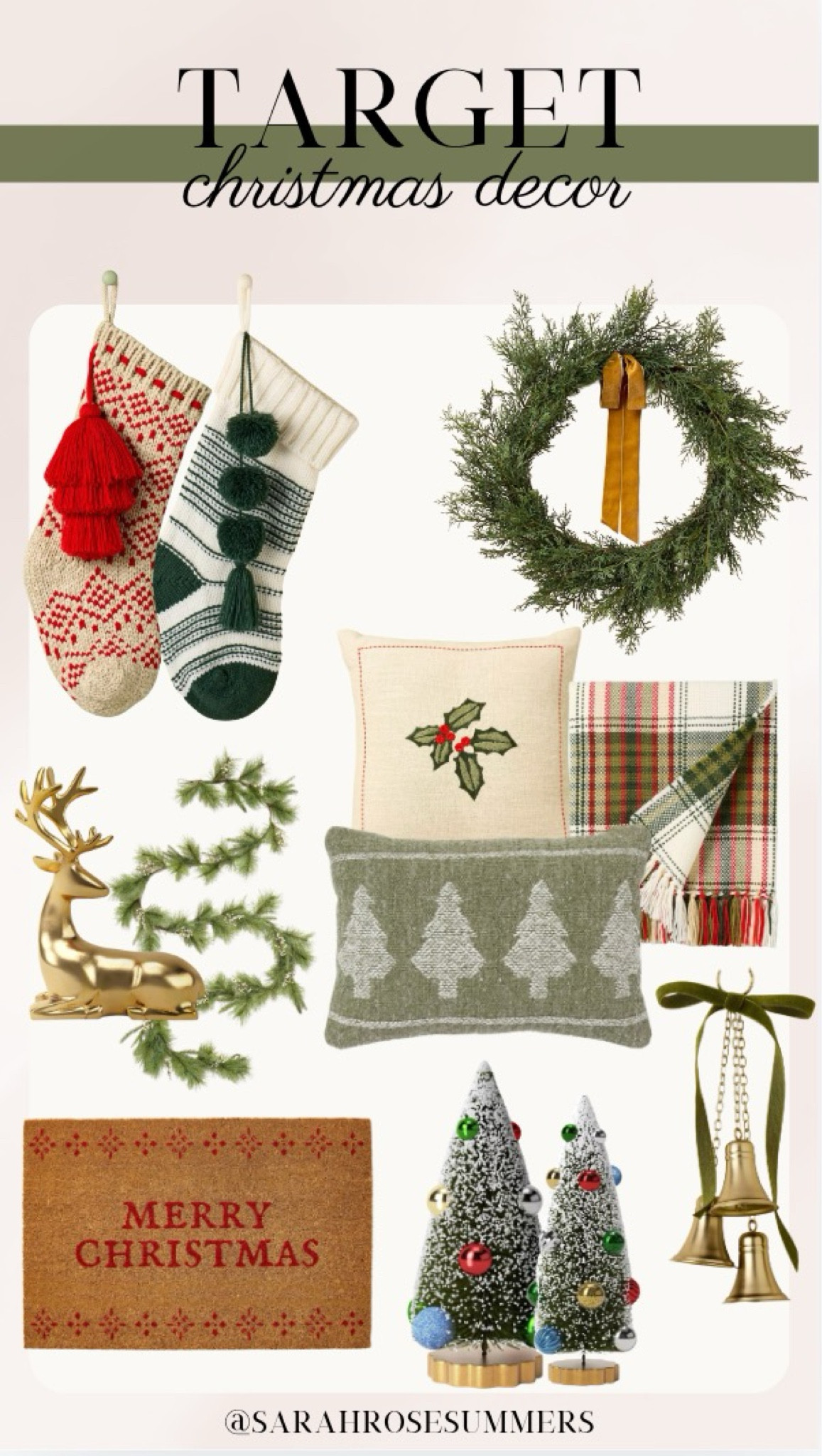 Target Christmas decor. Stockings and decorations for fireplace mantle. Cozy throw blankets and holiday pillows. 

#LTKHoliday #LTKHome