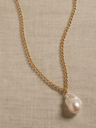Baroque Pearl Pendant Necklace | Aureus + Argent | Banana Republic (US)