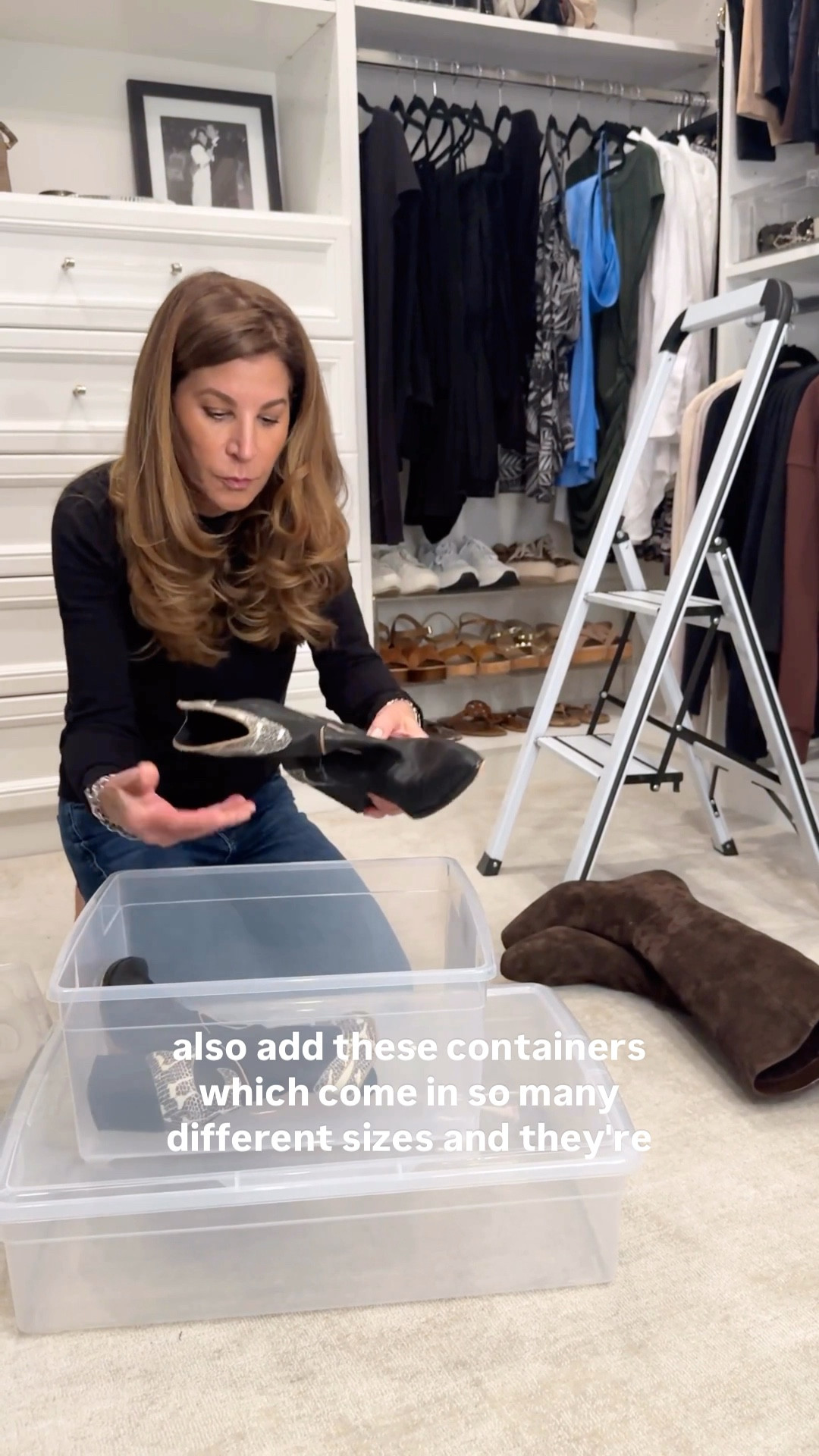 Who has started spring cleaning their closet?🙋🏻‍♀️🌼 Spring is the perfect time to reset your closet and put away those winter items so they are stored properly and ready for next year.✨

Today I'm showing you a few items to store those winter clothes and simple solutions to make your closet work better for you. 👗👠 
Don’t forget edit first, organize second.☺️

Stay tuned over the next few weeks because I'm sharing some of my favorite advice on spring cleaning the closet to help you get through the season and move into summer.🏠🤍

✨ For the bins, boxes and more I used in today's video comment LINKS!

#organizingtips #homeorganization #declutteryourlife #closetorganization #springcleaning

#LTKHome #LTKSaleAlert #LTKSeasonal