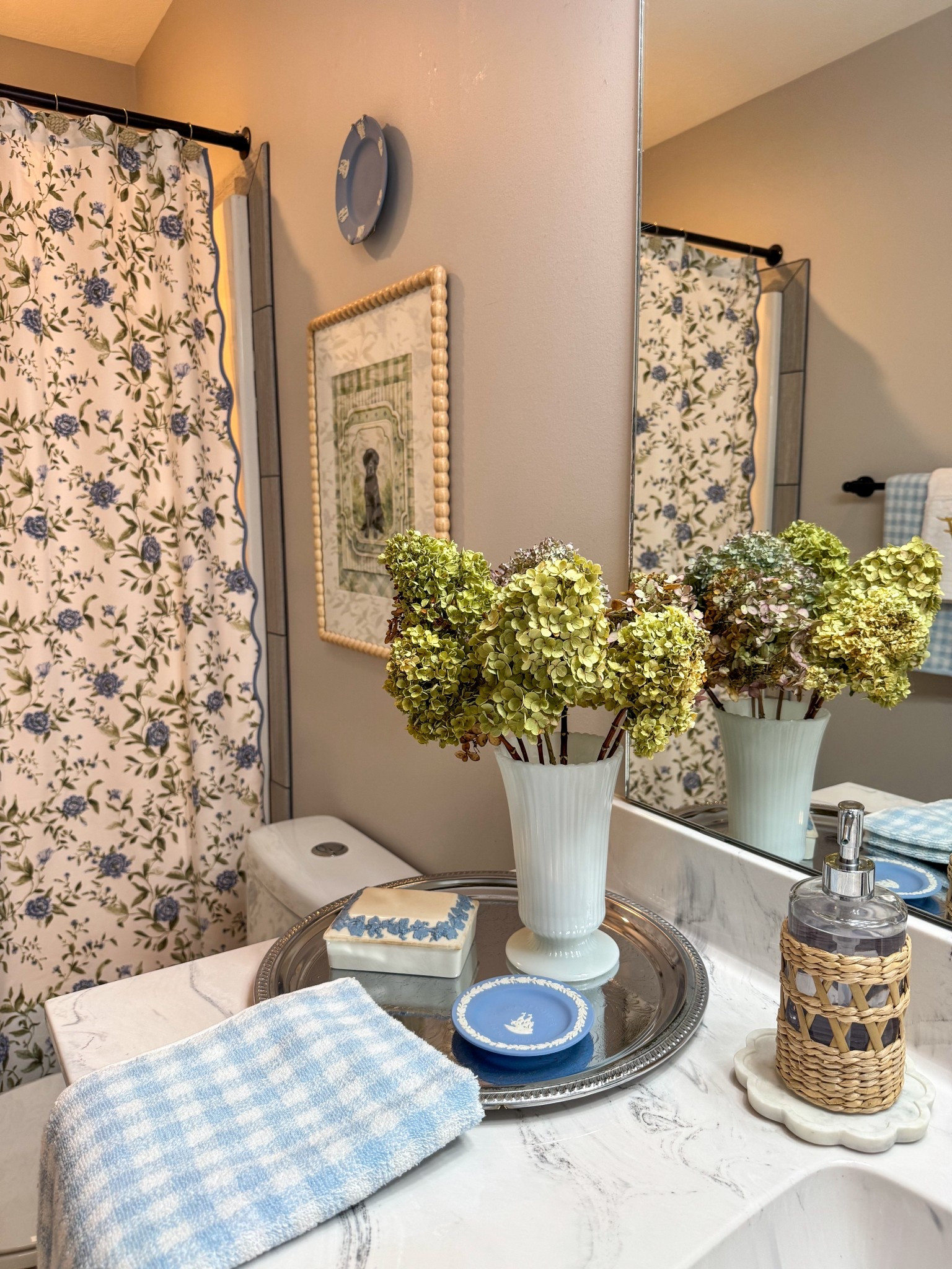 Bathroom decor! Silver tray & vase are & wedgewood pieces are thrifted!

#LTKSpringSale #LTKdayinmylife #LTKFestival