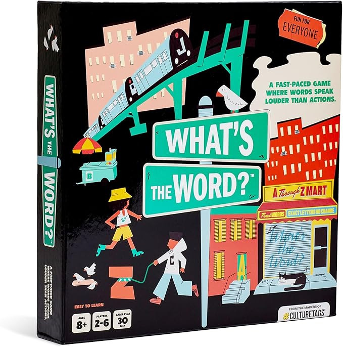 What's The Word, Party Board Game for Anyone Who Loves a Good Brain Teaser, 2-6 Players, Ages 8+ ... | Amazon (US)
