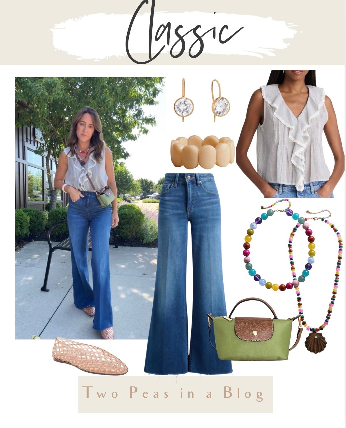 Outfit details. A top favorite blouse now in this sleeveless version. XS 
Jeans tts, 0 here

#LTKOver40 #LTKSeasonal #LTKmomlife