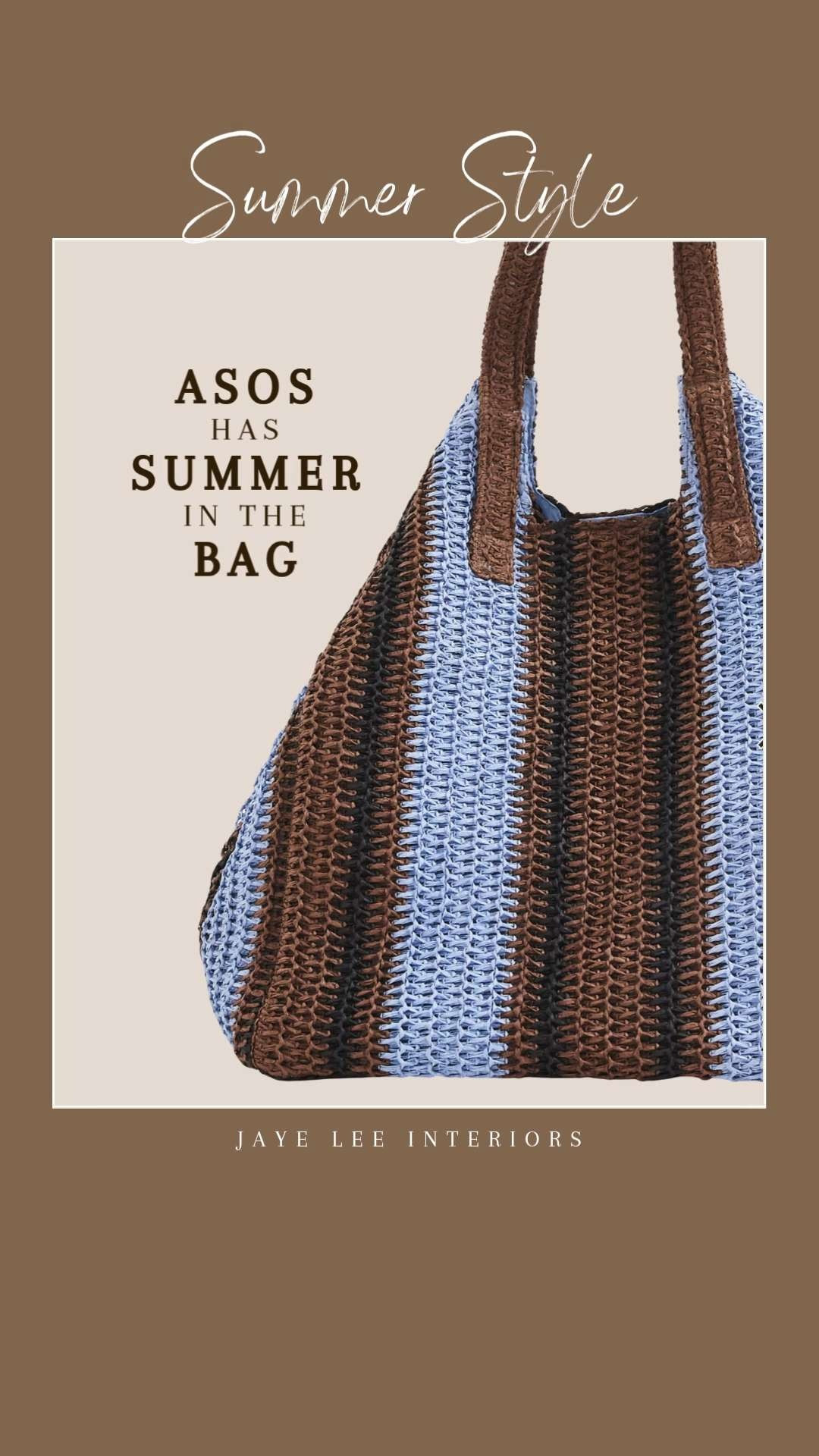 so many gorgeous summer bags at ASOS! 
Straw bag, straw clutch, woven bags, summer bag, summer purse, summer accessories, vacation style, beach bag, vacation accessories, vacation outfits, beach tote, striped tote bag #jleeinteriors 

 #LTKmomlife #LTKSeasonal #LTKTravel