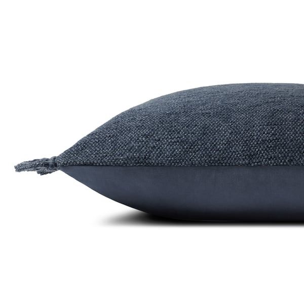 Jett Pillow PMH-0063 Navy Cotton | Rugs Direct