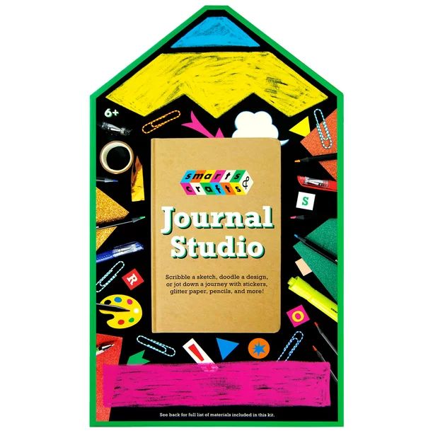 Smarts & Crafts Unisex Make Your Own Hardbound Journal Studio Kit, 33 Pieces for Kids & Teens - W... | Walmart (US)
