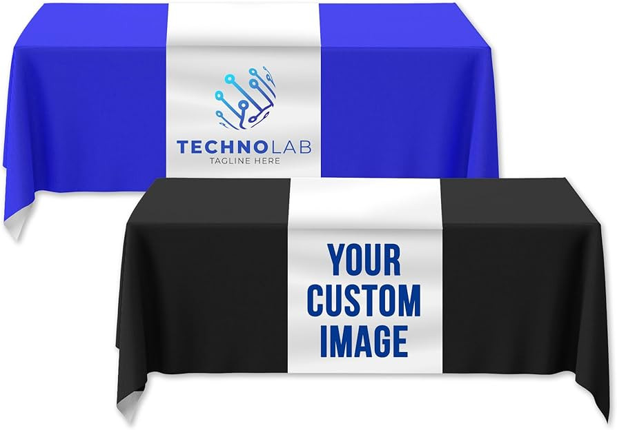 Ships Next Day, Made in USA - Custom Table Runner with Business Logo - Events, Parties, Ceremonie... | Amazon (US)