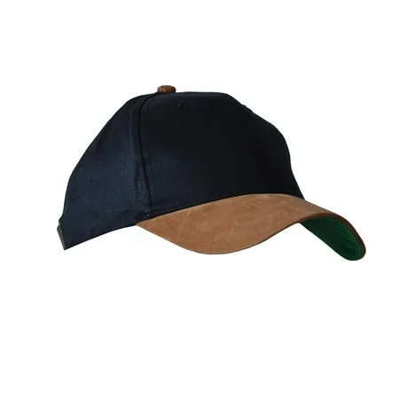 Deluxe Classic Suede Bill Baseball Cap with Leather Strap Closure | Walmart (US)