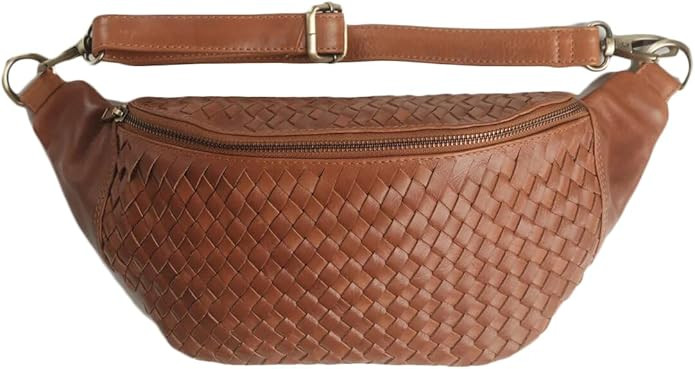 ROMFRE HALEIWA Cowhide Leather Sling Bag Crossbody,Removable Strap Main Compartment,Interior Zip ... | Amazon (US)