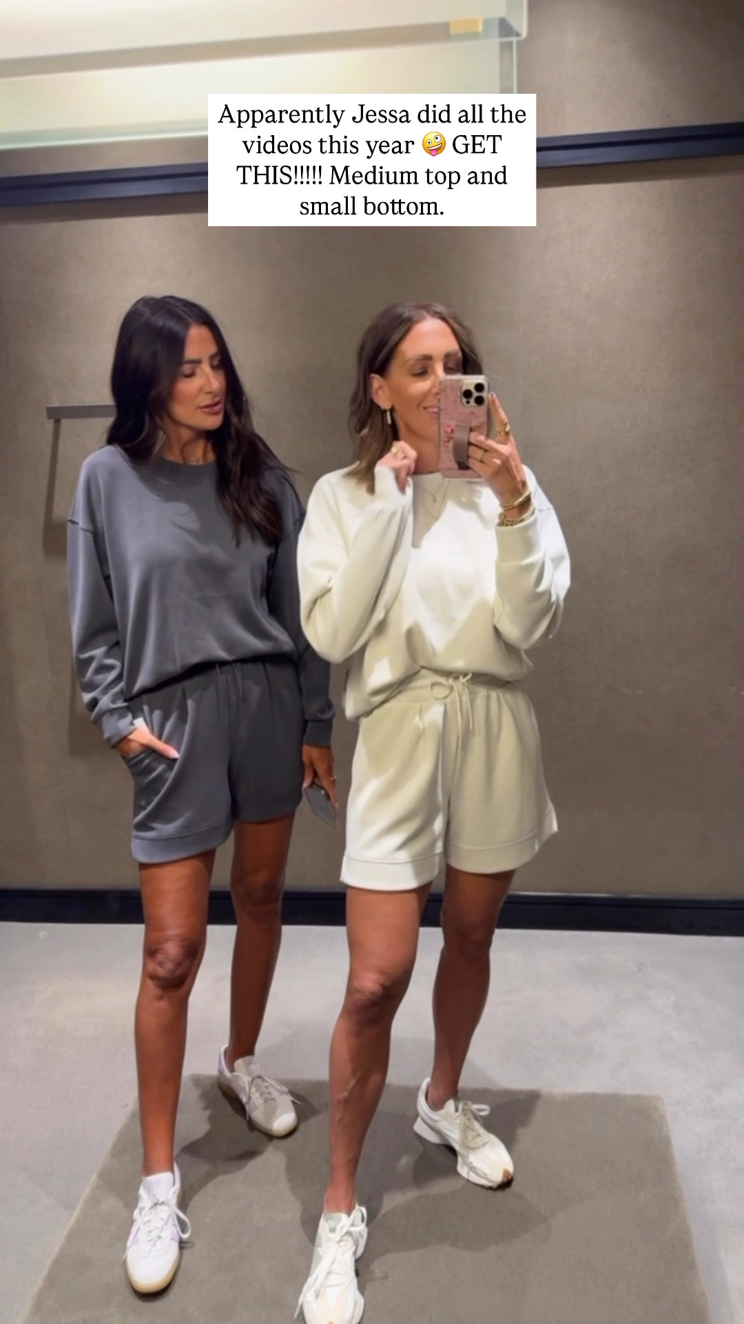 Medium top and small bottoms 

#LTKPlusSize #LTKFindsUnder100 #LTKSaleAlert