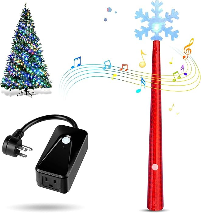 Magic Light Wand, Wireless Remote Control Outlet for Christmas String Lights and Decorations Ligh... | Amazon (US)