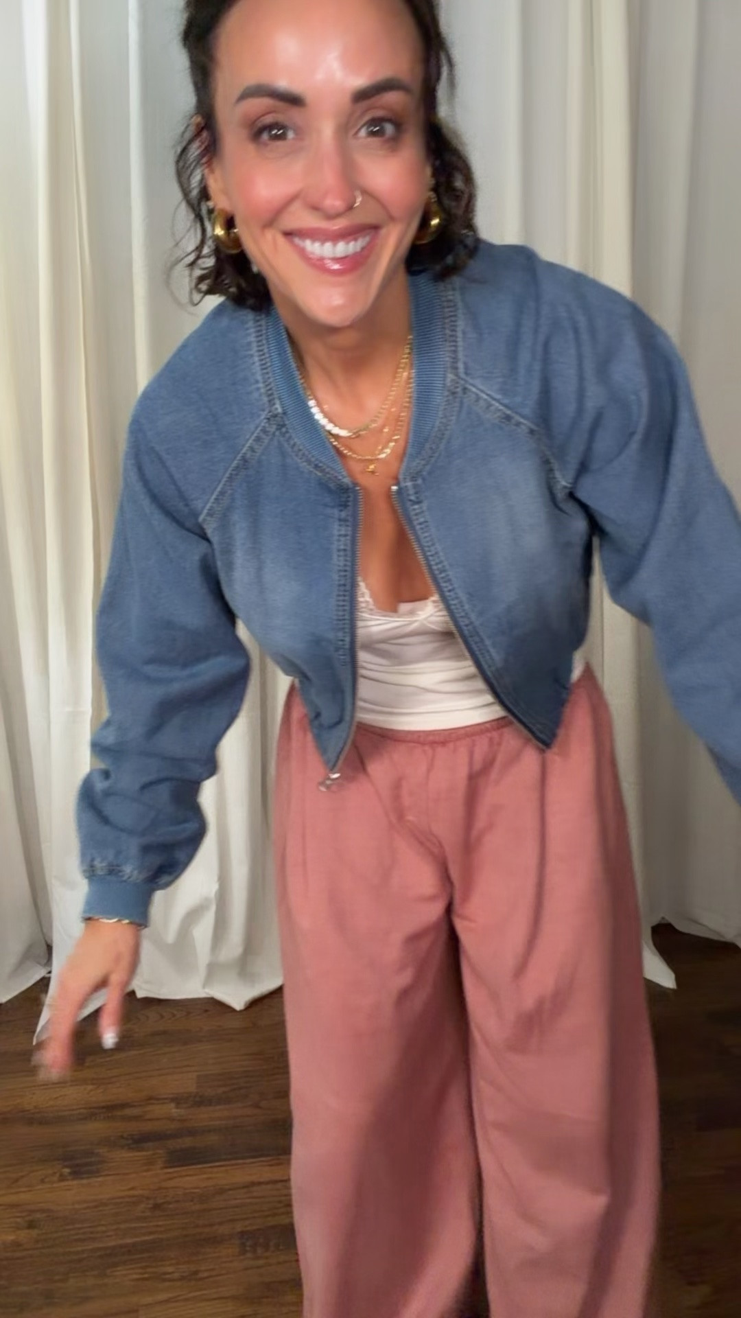 S tank, Xs pants, jacket is old but linked similar

#LTKootd #LTKgrwm #LTKOver40