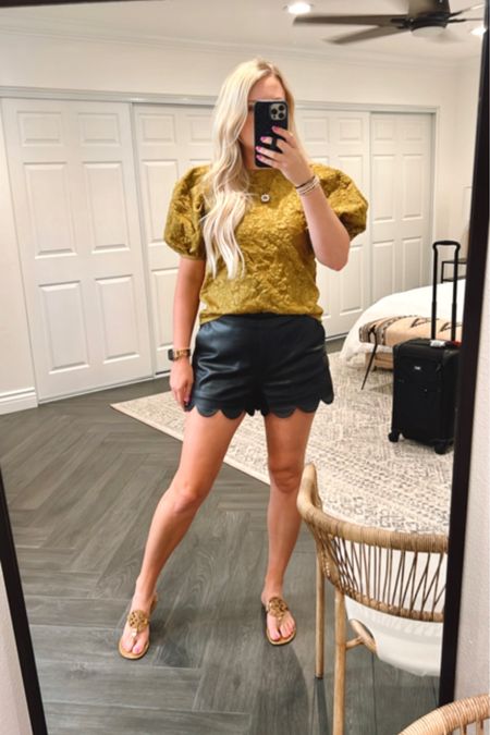 The faux leather shorts are soooo comfortable and cute!! and my top is amazing and all TTS!



#LTKSeasonal #LTKunder100 #LTKsalealert