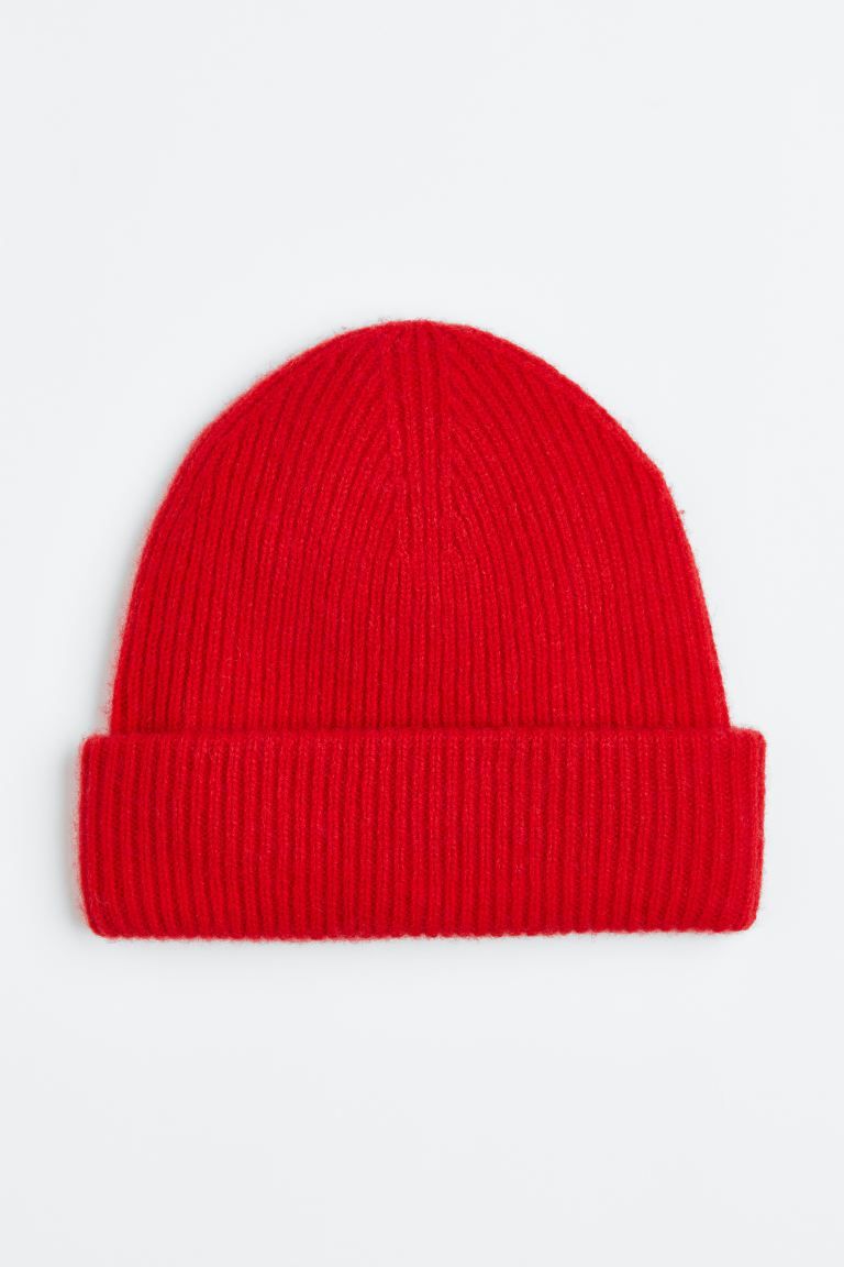 Mütze aus Kaschmir - Rot - Ladies | H&M AT | H&M (DE, AT, CH, NL, FI)