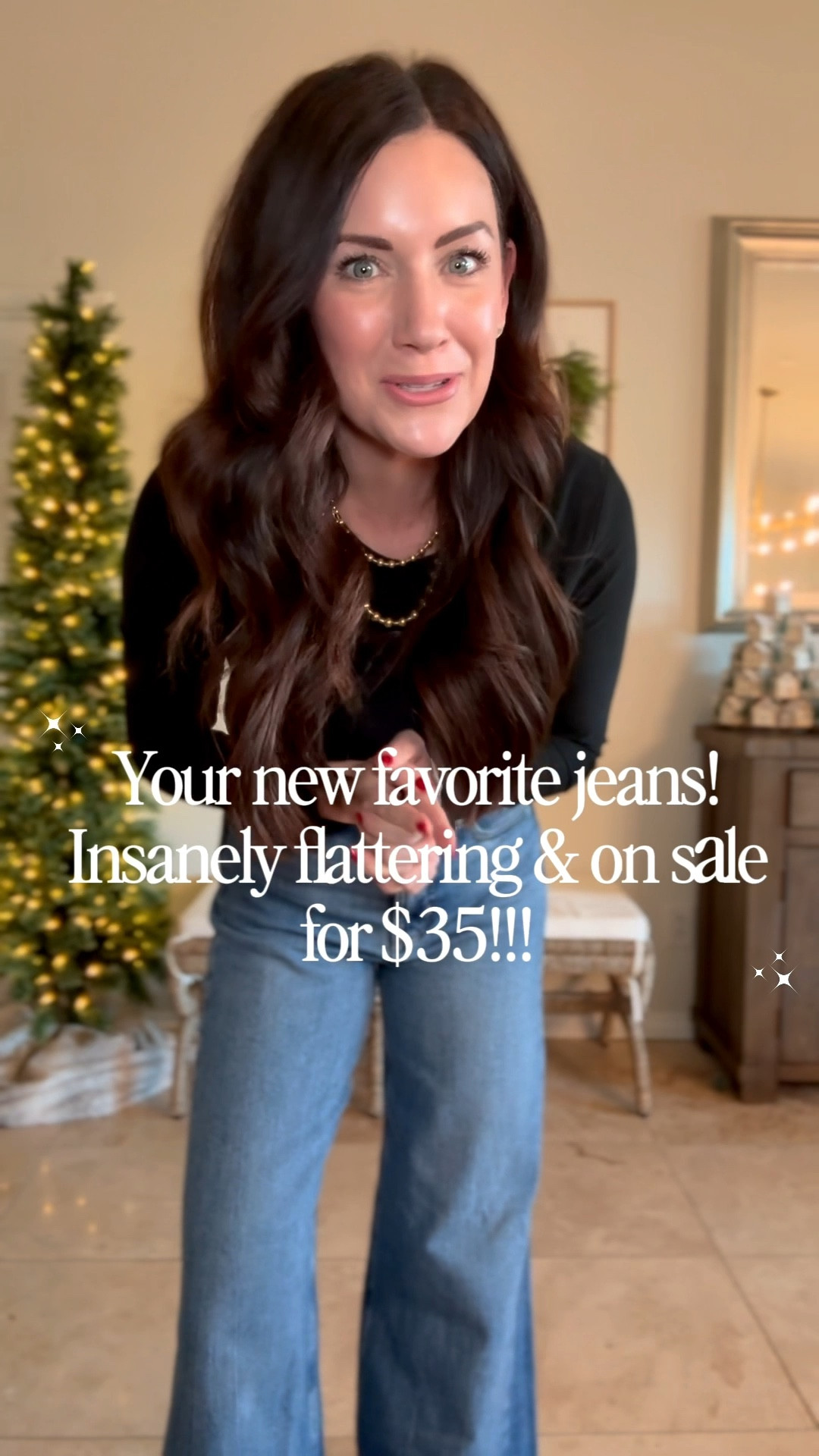 Comment JEANS to shop✨40% off + only $35–these jeans are about to be your new go to pair! Styled 4 ways…which is your fav?! 
.
.
FYI-I size down one size and went with the 2 regular & I’m 5’5 1/2
.
.
#oldnavystyle 

#LTKHoliday #LTKFindsUnder50 #LTKSaleAlert