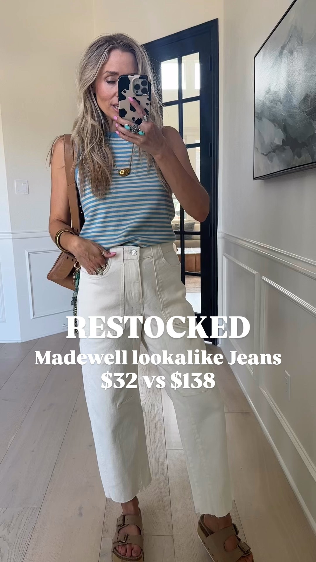 ✨SCROLL TO SHOP✨
FINALLY RESTOCKED!!! The viral Madewell jeans ✨🫶🏼☁️👀 I’m wearing size 4 / my tts. 

#LTKmomlife #LTKgrwm #LTKootd