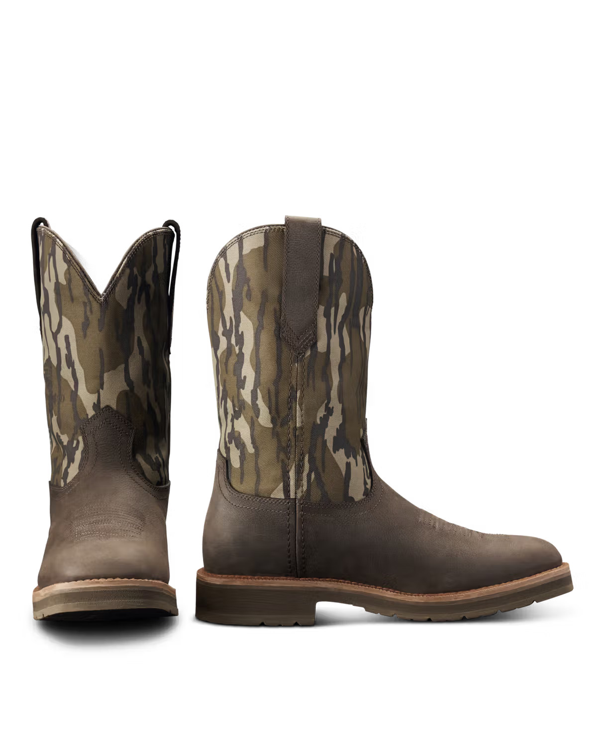 The Rugged Square Toe in Umber Cowhide - Men's Cowboy Boot | Tecovas | Tecovas