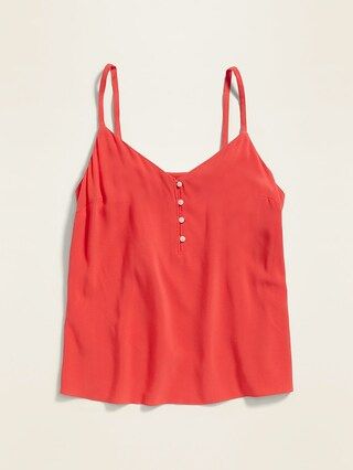 V-Neck Button-Front Cami for Women | Old Navy (US)
