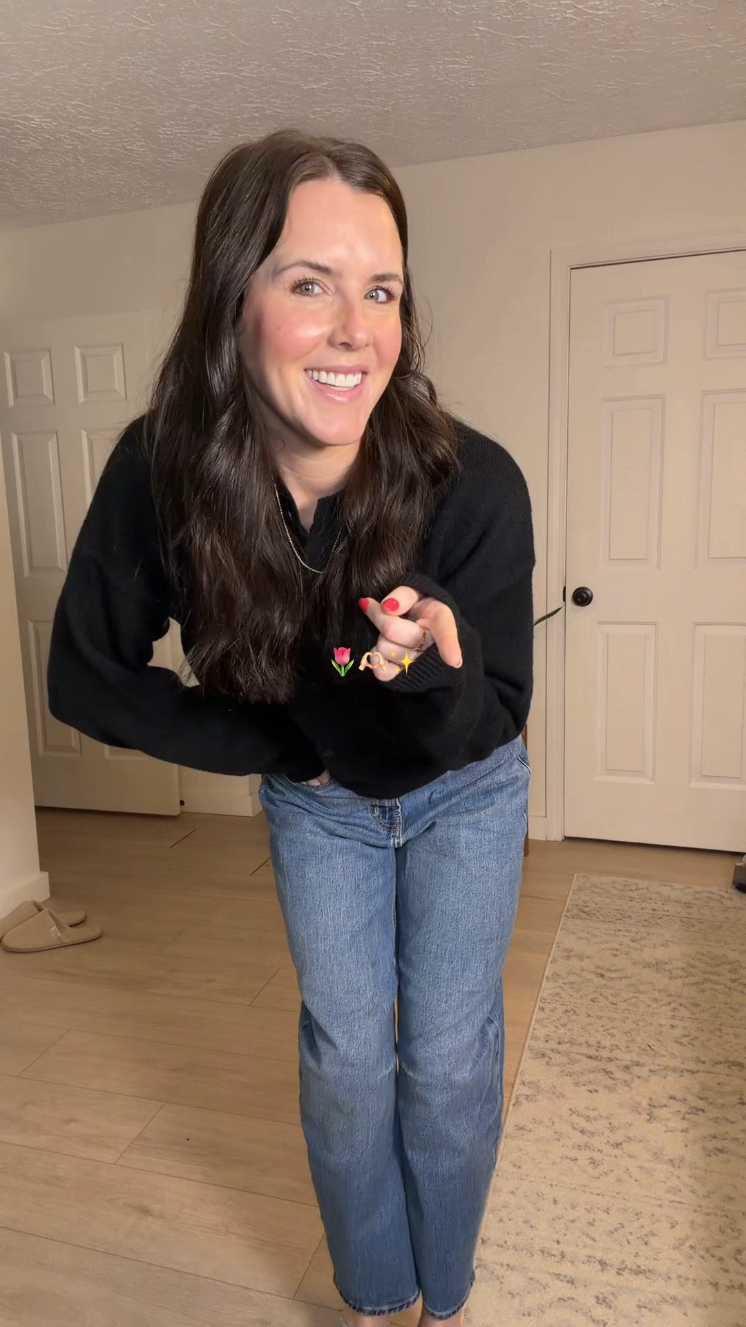 Casual birthday fit 🫶🏻 love these barrel jeans from old navy 

#LTKootd #LTKTall #LTKSpringSale