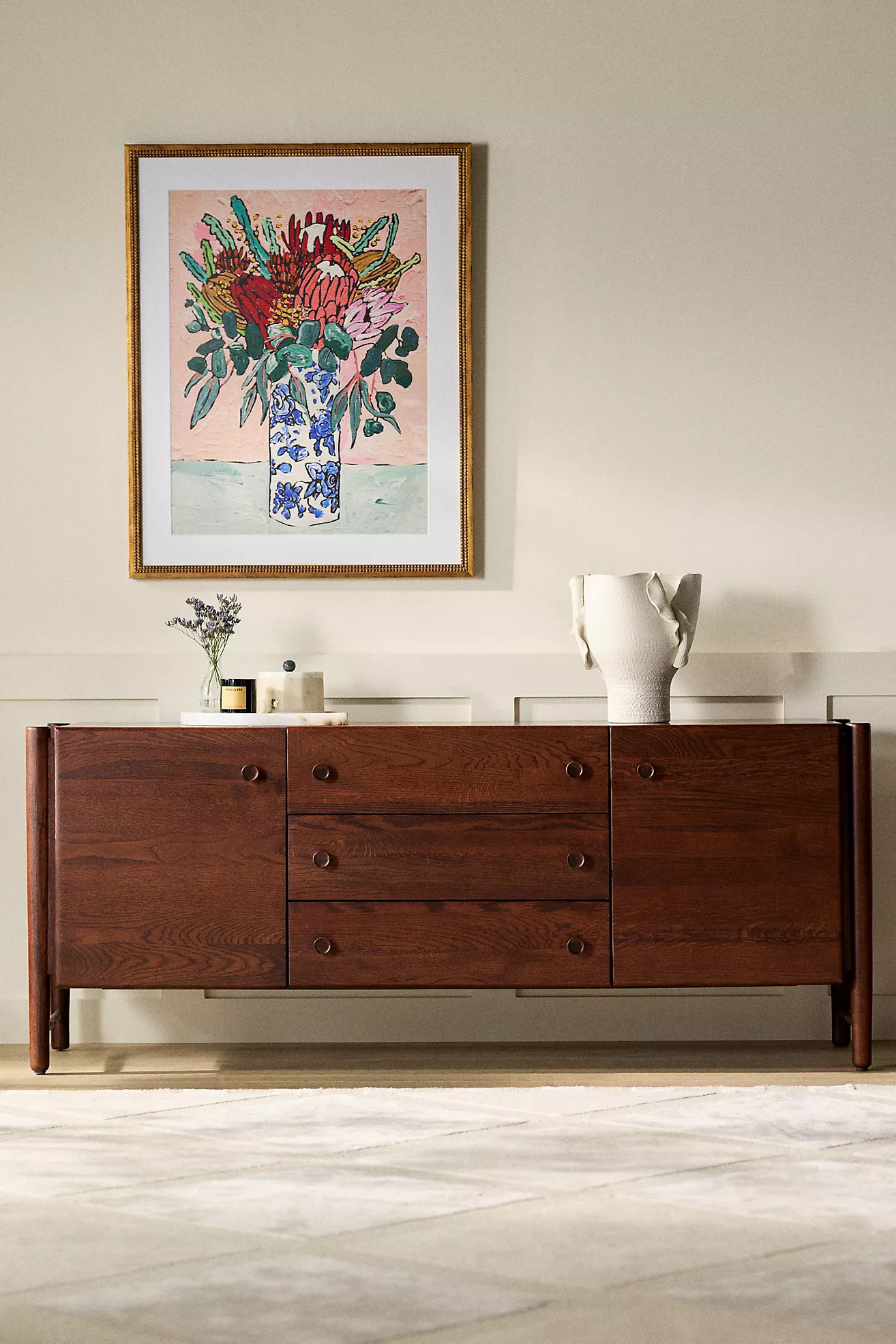 Roma 74" Wood Sideboard | Anthropologie (US)