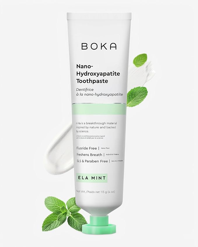 Boka Toothpaste - Nano Hydroxyapatite Toothpaste, Fluoride Free Toothpaste | Amazon (US)
